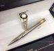 New Copy Mont Blanc Pen for sale - Mahatma Gandhi Silver Rollerball Pen (2)_th.jpg